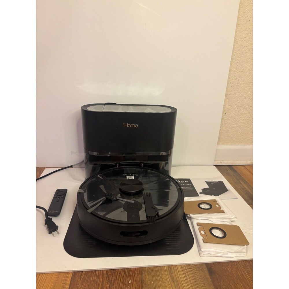 iHome Nova S1 Pro Robot Vacuum New Stickers still on